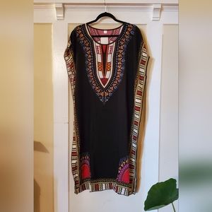 African print dress
